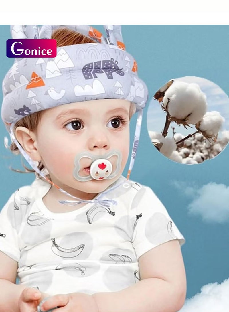 Gonice Baby Helmet for Crawling Walking Baby Head Protector - Head Protection for Infant Baby No Bumps and Soft Cushion Safety Headguard I Toddler Inflatable Helmets 1-2 Years Old, 6-12 Months - Image 1