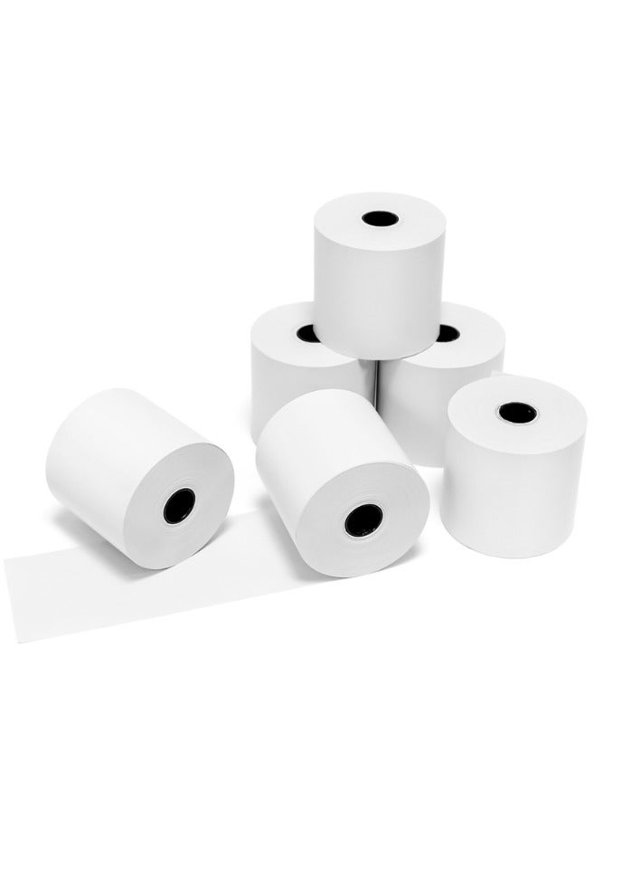 Kalon Thermal  Receipt Paper Rolls, 80 x 80mm Bill Ticket Printing for POS/Cash Register Receipt,  50 pcs Credit Card Machine, EPOS for  Hospitals, Hotels, Restaurants, Supermarkets, Convenience Stores Pack of  50 Rolls - Image 1