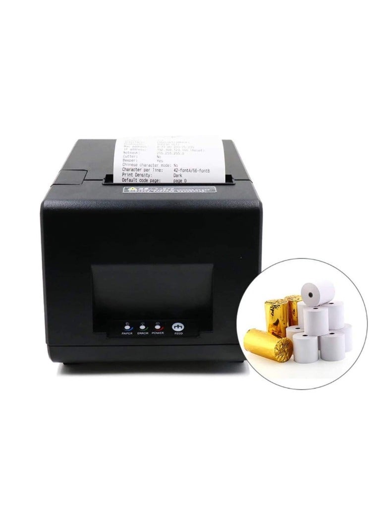Kalon Thermal  Receipt Paper Rolls, 80 x 80mm Bill Ticket Printing for POS/Cash Register Receipt,  50 pcs Credit Card Machine, EPOS for  Hospitals, Hotels, Restaurants, Supermarkets, Convenience Stores Pack of  50 Rolls - Image 4
