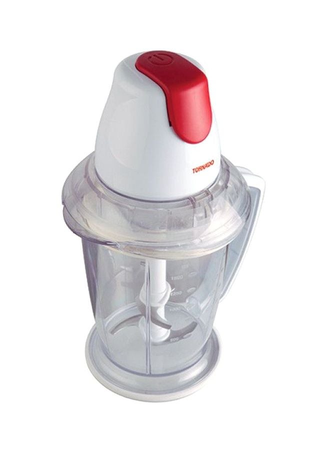 TORNADO Chopper , Mince Meat, 1.5 L 400 W CH-400B White - Image 1