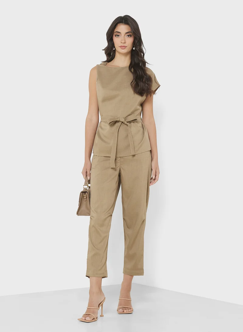 ELLA One Shoulder Top & Pant Set