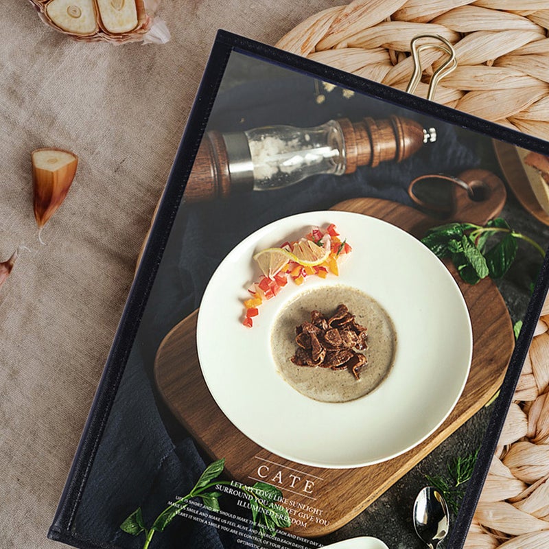 🍽️ حافظات أوراق مقاومة للماء لتثبيت وصفات وقوائم المطاعم تصميم متين - Image 5
