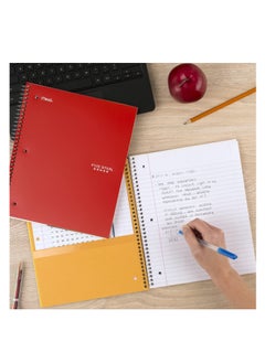 Five Star Five Star Spiral Notebook - 1 Subject, Wide Ruled, 100 Sheets, 10.5" x 8" (26.6 x 20.3 cm), Assorted Plastic Cover  - Image 3