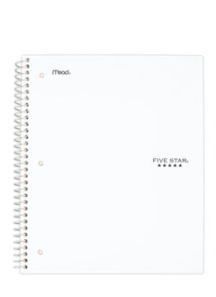 Five Star Five Star Spiral Notebook - 1 Subject, Wide Ruled, 100 Sheets, 10.5" x 8" (26.6 x 20.3 cm), Assorted Plastic Cover  - Image 5