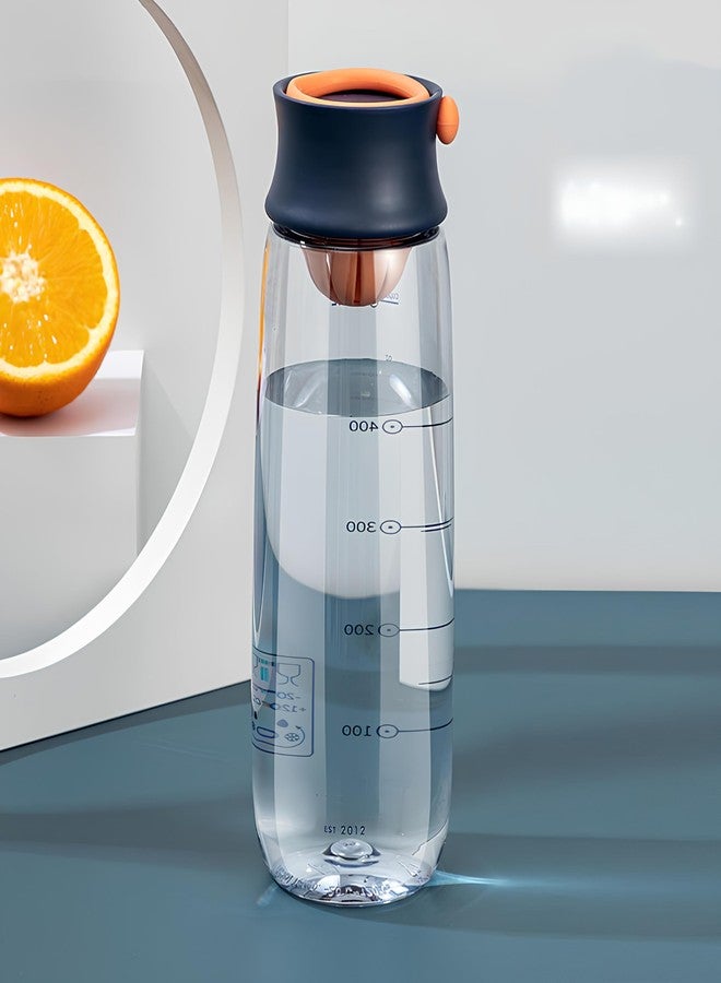 THE VENTI SHOTAY COOL Unbreakable Water Bottle with Sipper BPA Free Tritian, Leak-Proof Water Bottle Ideal for Office, Sports, School, Gym (Blue - 610ML) - Image 1