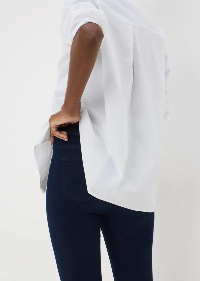 Matalan Blue Rosie Rinsewash Cropped Jeggings