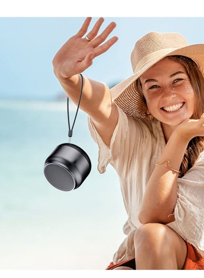 Captaintech Mini Speakers, IPX5 Waterproof Speakers Portable Wireless Speaker, Mini Speaker with 5W Loud Sound, Rich Bass, Built-in Speakerphone, 15H Play time, Handsfree Call, TWS Supported, for iPhone Samsung - Image 5