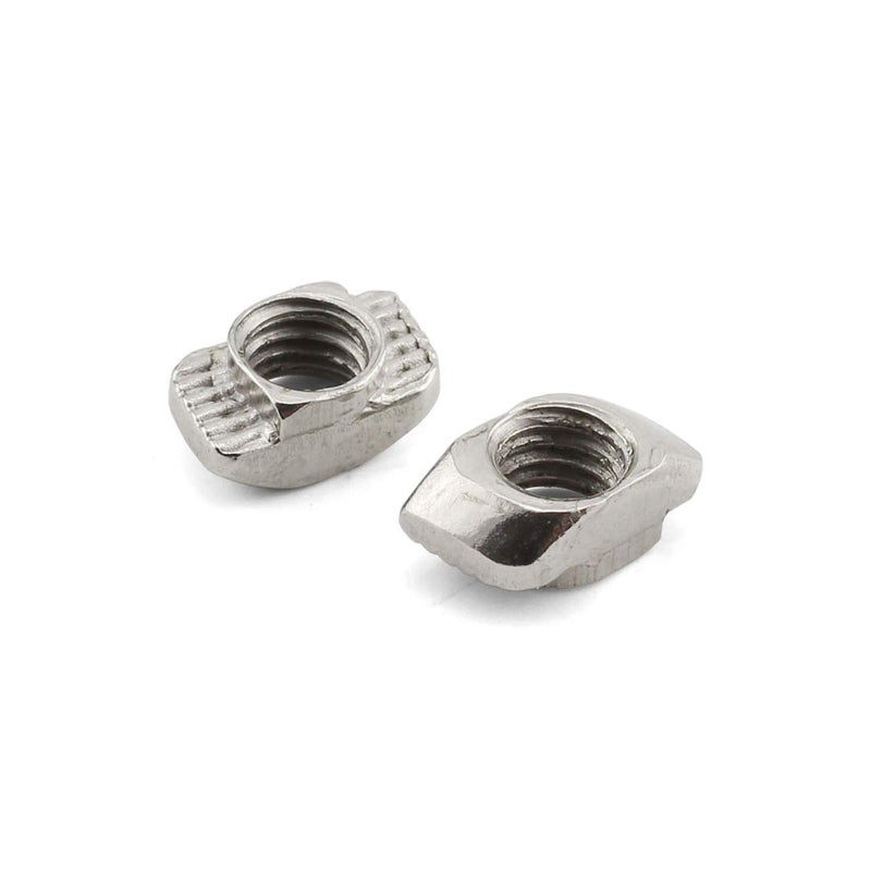 PZRT Aluminum Profile Connector Bracket Set,4Pcs L Shape Connector, 16Pcs M5 T-Slot Nuts, 16Pcs M5x8mm Hex Socket Cap Screw Bolt,for 6mm Slot 2020 Series Aluminum Profile - Image 3