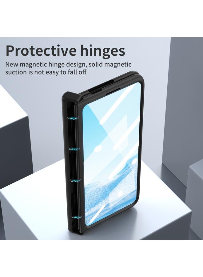 S-TOP Case For Google Pixel Fold Integrated Napa Texture All-inclusive Phone Case with Hinge - Image 3