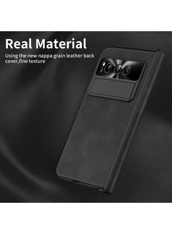 S-TOP Case For Google Pixel Fold Integrated Napa Texture All-inclusive Phone Case with Hinge - Image 2
