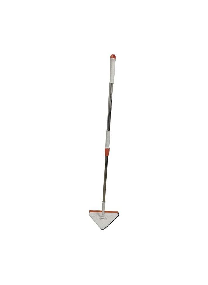 Spaceshoop Triangle Mop with Long Handle Microfiber Flat Floor mop Rotatable Cleaning Brush Glass Wiper Window Cleaner Floor Cleaning Car Glass Cleaning Scraper Dust Mop  - Image 2
