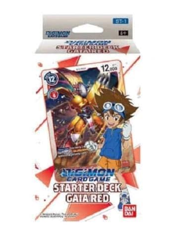 Digimon English TCG ST1 Starter Deck Gaia Red  54 Cards - Image 1