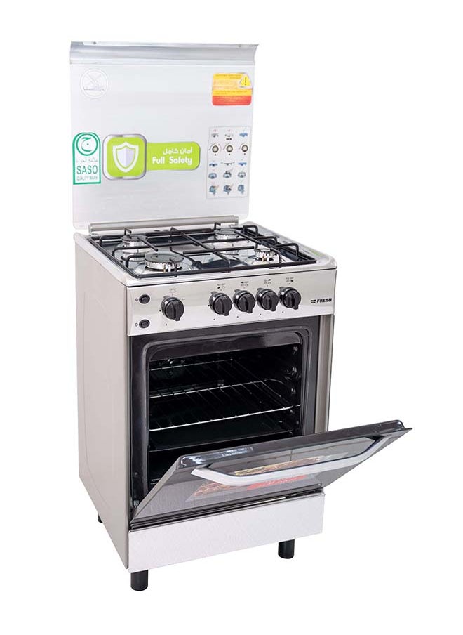Fresh - gas oven 4 Burners 55CM stainless steel - Image 1