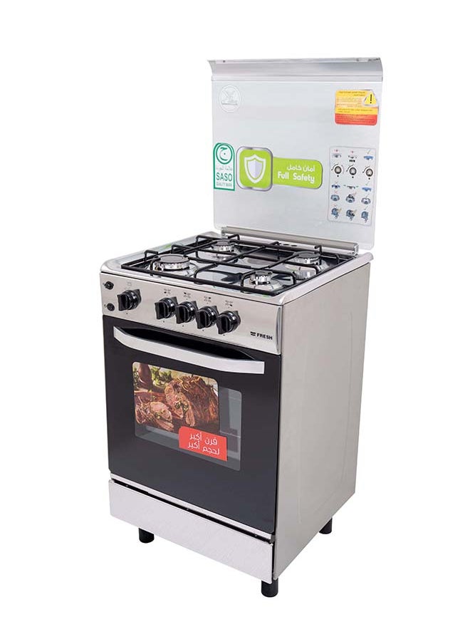 Fresh - gas oven 4 Burners 55CM stainless steel - Image 1