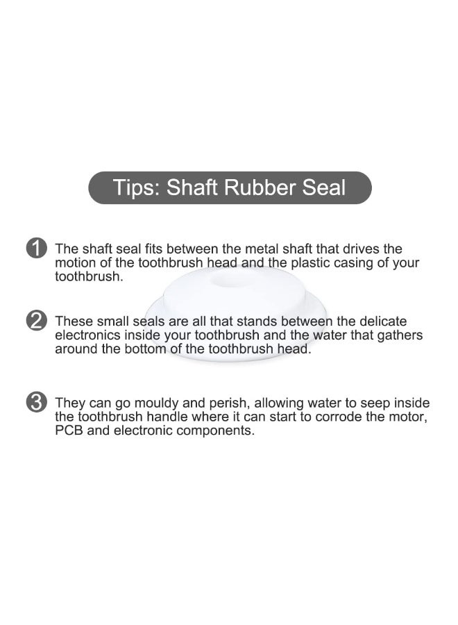 CreativeC Upgraded Toothbrush Waterproof Shaft Rubber Seal Replacement Parts Compatible with Philips HX751v HX6810 HX9690 HX9957 HX6836 HX992B HX993W Series Electric Toothbrush - Image 5
