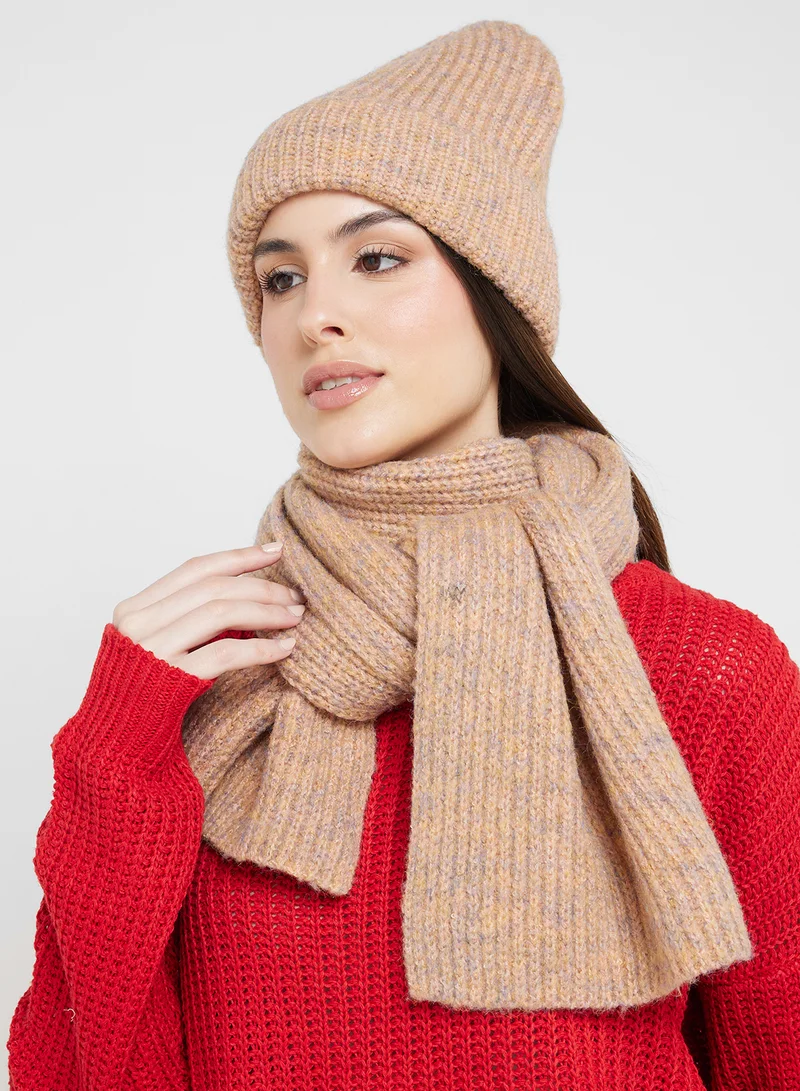 ELLA 2 Pack Winter Beanie & Scarves Set