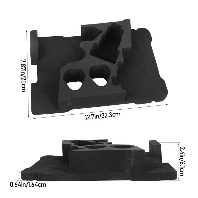 A AIRMACHIN Packout Organizer Insert Liner, EVA Protection for M12 Gen 3 Drill Driver, Black, 48-22-8435 - Image 3