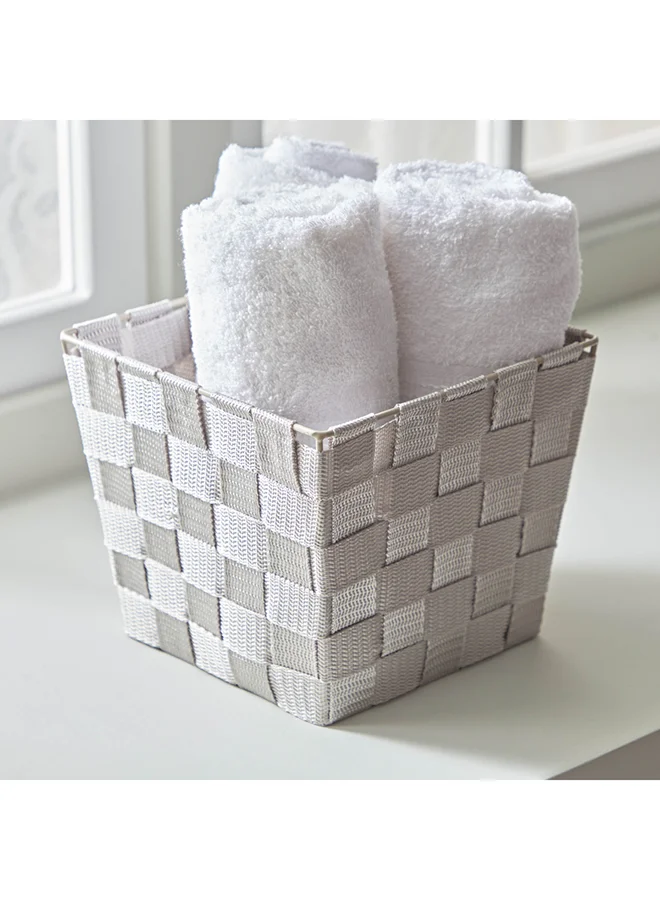 Home Box Strap Storage Basket 19 x 16 x 19 cm