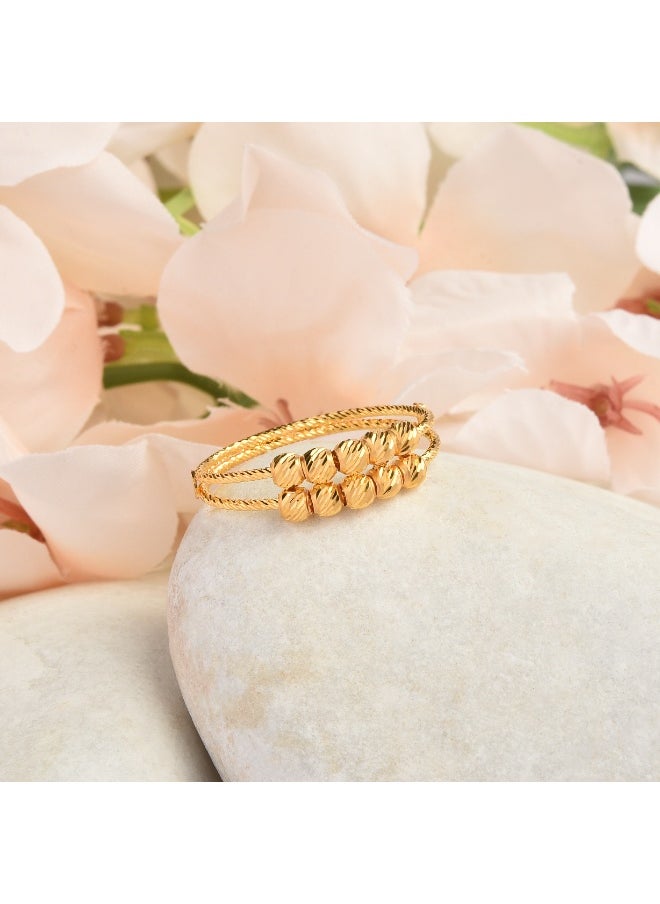 BAFLEH JEWELLERY Mark Your Moment with Our 22kt Ball Ring by Bafleh  - Image 3
