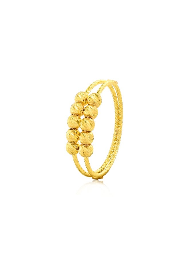BAFLEH JEWELLERY Mark Your Moment with Our 22kt Ball Ring by Bafleh  - Image 1