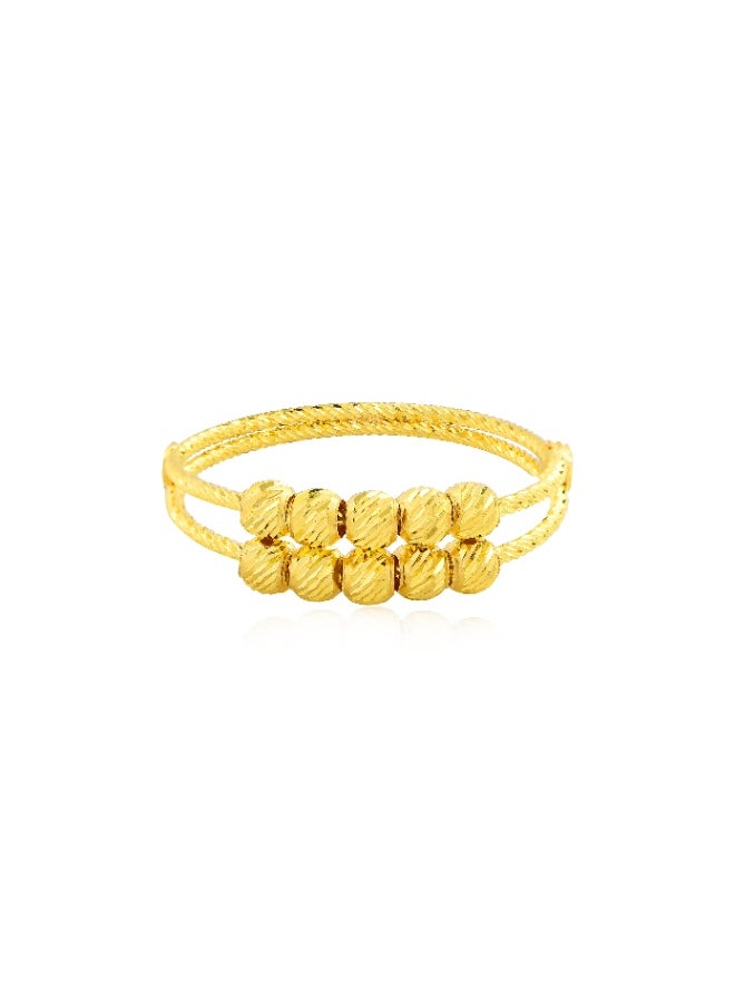 BAFLEH JEWELLERY Mark Your Moment with Our 22kt Ball Ring by Bafleh  - Image 2