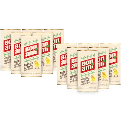 BON AMI Powder Cleanser for Kitchens Bathrooms All types of Surfaces Cleans Grime Dirt Polishes Surfaces Absorbs Odors 12 Pack - Image 2