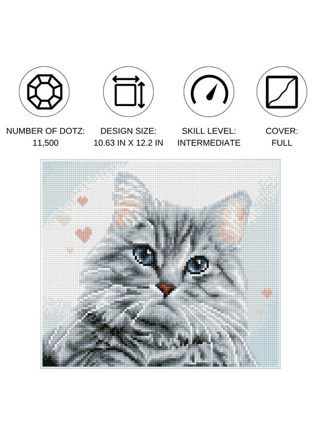 DIAMOND DOTZ Pricilla Diamond Painting Kits for Adults - Diamond Art Kits a Relaxing Creative Craft Kit with Dotz Gems 10.6x12.2 - Image 2