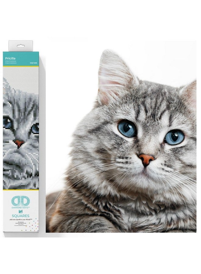 DIAMOND DOTZ Pricilla Diamond Painting Kits for Adults - Diamond Art Kits a Relaxing Creative Craft Kit with Dotz Gems 10.6x12.2 - Image 1