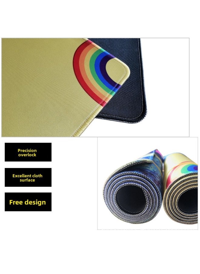 On Behalf Of A Multi-size Mouse Pad Shortcut Keys Advertising Game Cartoon Computer Rubber Table Pad Thermal Transfer-Color:1200x600x3mm-Pattern:Precision Edging/Hemming