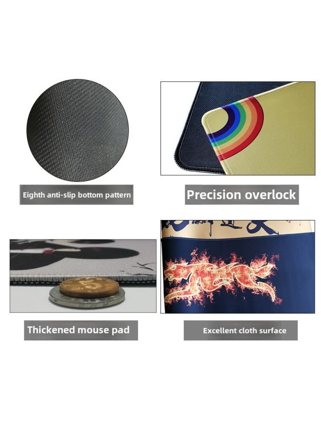On Behalf Of A Multi-size Mouse Pad Shortcut Keys Advertising Game Cartoon Computer Rubber Table Pad Thermal Transfer-Color:1200x600x3mm-Pattern:Precision Edging/Hemming