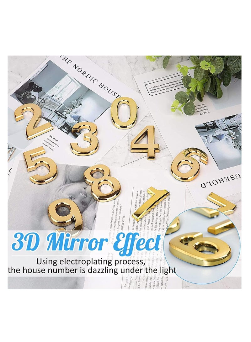 RATSAW Self Adhesive 3D House Door Number Waterproof Mailbox Sticker Number for House Apartment Mailbox Hotel Office Number 8 - Image 4