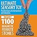 Twiddler Toys Magnetic Putty Pebbles Over 1100 Ferrite Stones Mild Fidget Magnets for a Satisfying Sensory Experience for Adults - Image 4