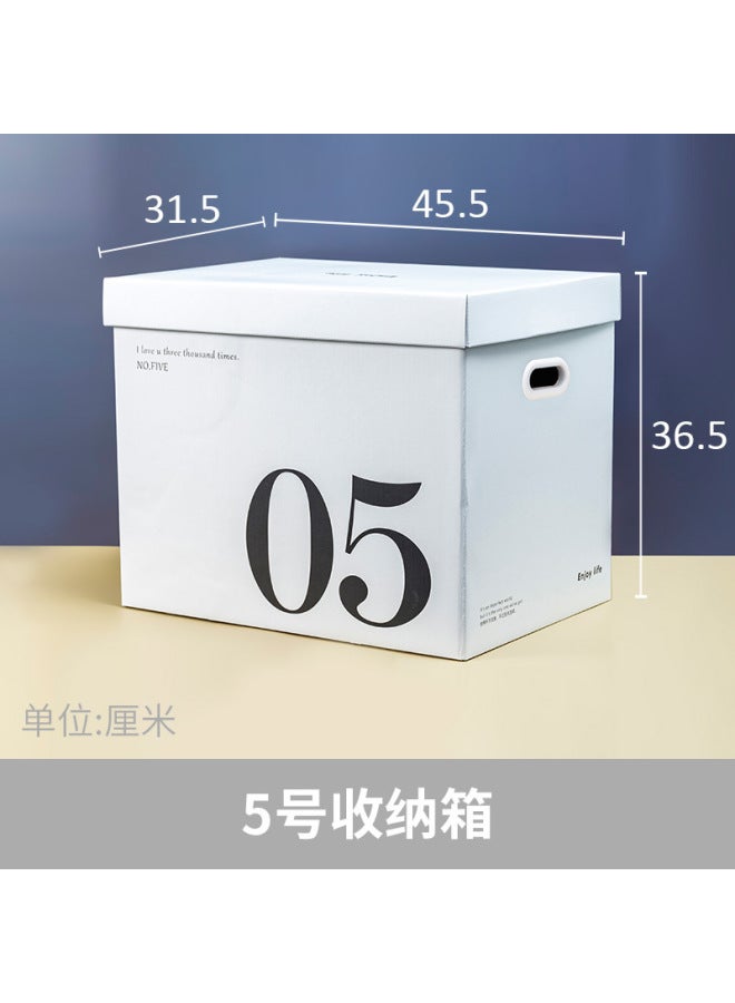 Simple Paper Storage Box Large Capacity Dormitory Student Storage Box Storage Box Toy Storage Box Paper Box