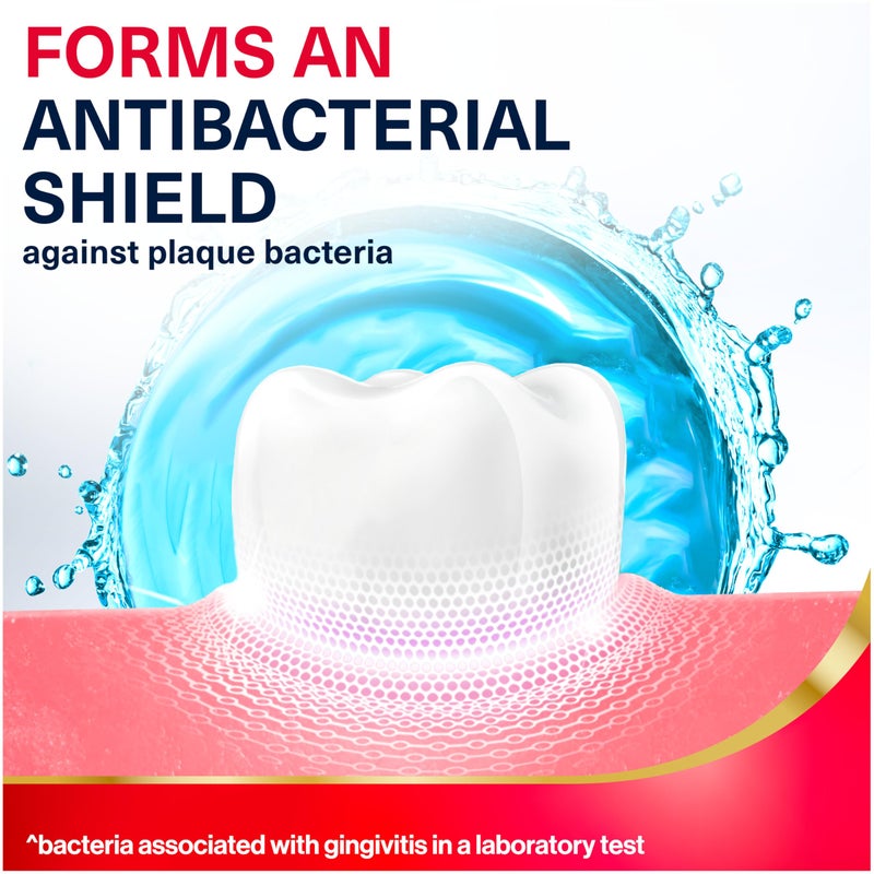 Parodontax Active Gum Health Mouthwash, Antiplaque and Antigingivitis Gum Mouthwash, Clear Mint, 16.9 Fl Oz x 3 - Image 4