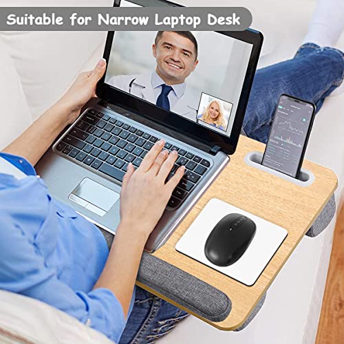 Dapesuom Small Mouse Pad, 5 x 6 Inch Thick Rubber Premium-Textured Non-Slip Portable & Washable Mini Mouse Mat for Women Men Wireless Laptops Keyboard Tray Gaming Work Computer Office Travel, White - Image 5