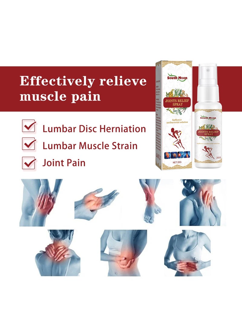 ساوث مون رذاذ طبيعي نقي مهدئ للمفاصل ، يخفف الألم في العمود الفقري القطني والرقبة والكتفين والساقين والركبتين ، وينشط العضلات والعظام للعناية بالتدليك 20 جرام - Image 2
