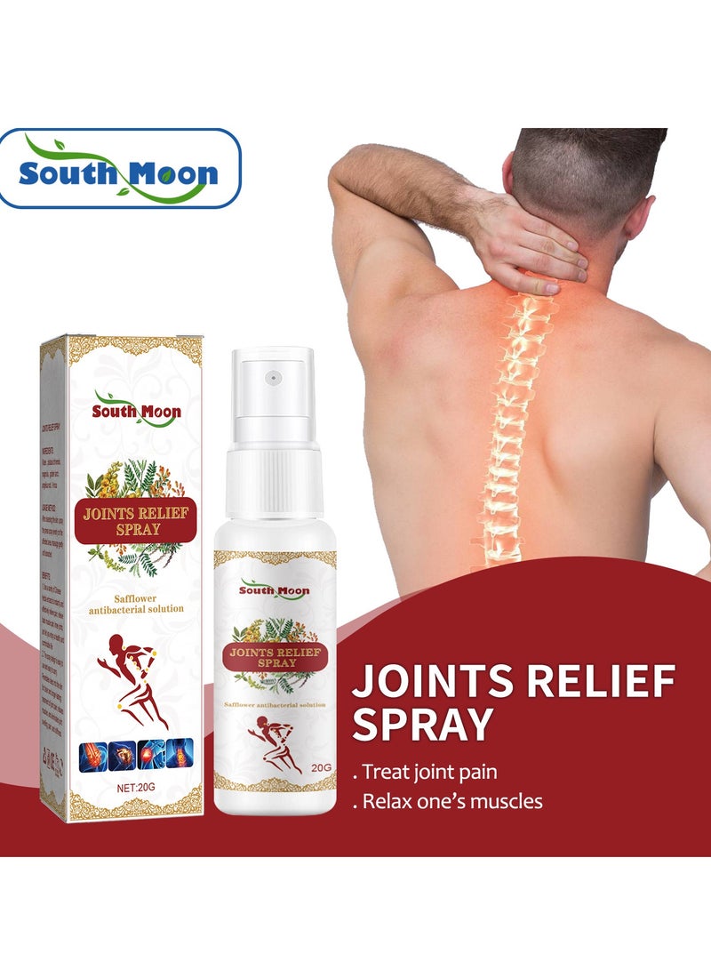 ساوث مون رذاذ طبيعي نقي مهدئ للمفاصل ، يخفف الألم في العمود الفقري القطني والرقبة والكتفين والساقين والركبتين ، وينشط العضلات والعظام للعناية بالتدليك 20 جرام - Image 1