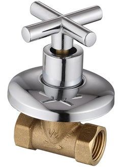 Rubik Brass Water Diverter Valve 1/2 Inch, Concealed Wall Mount for Faucets Bathroom Shower Mixer Tap Hot Cold Water Stop Control  - Image 1
