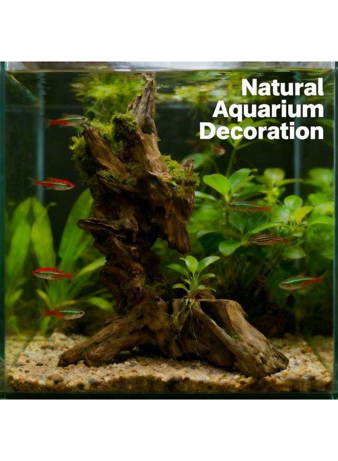 Natural Root Wood Aquarium Decoration 60cm Handcrafted Driftwood Ornament for Fish Tanks, Terrariums & Home Décor - Image 4