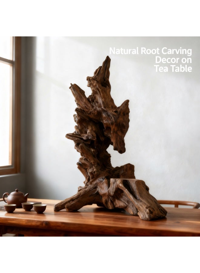 Natural Root Wood Aquarium Decoration 60cm Handcrafted Driftwood Ornament for Fish Tanks, Terrariums & Home Décor - Image 5