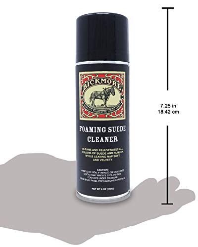Bickmore Foaming Suede Cleaner Spray - Suede & Nubuck Stain Remover for Shoes, Boots, and Accessories - Image 4