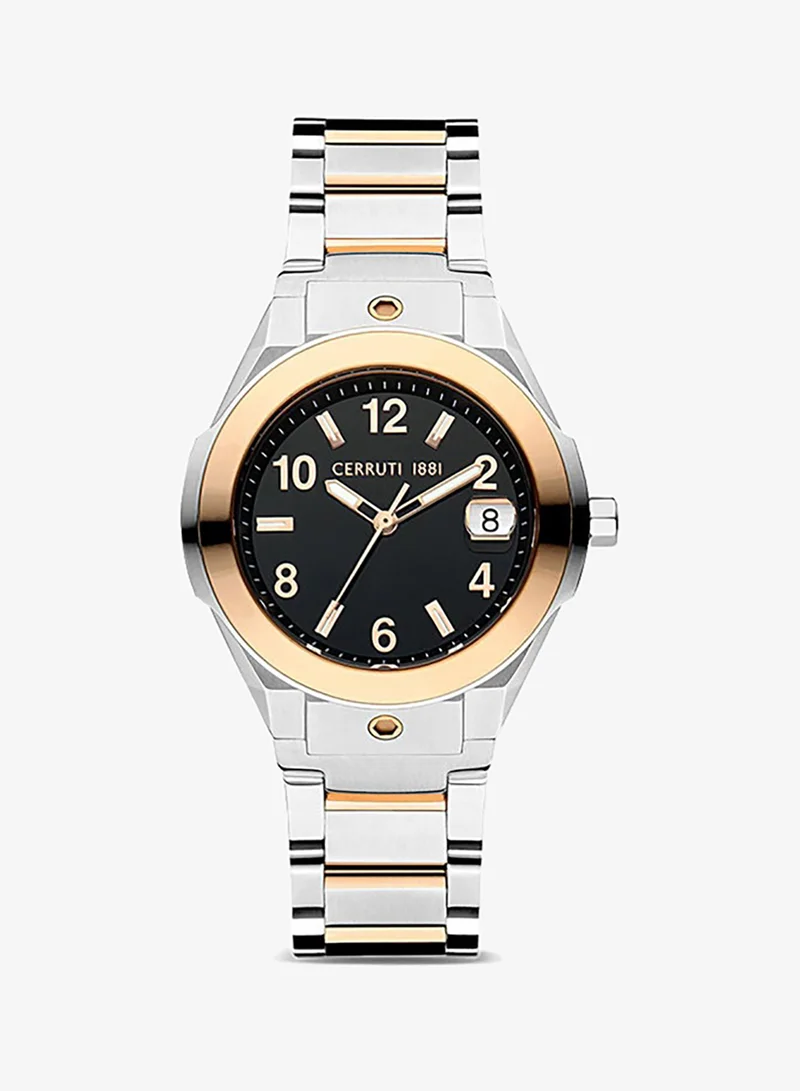 Ruscello 33mm Women's Quartz Watch With Rose Gold Stainless Steel Bracelet