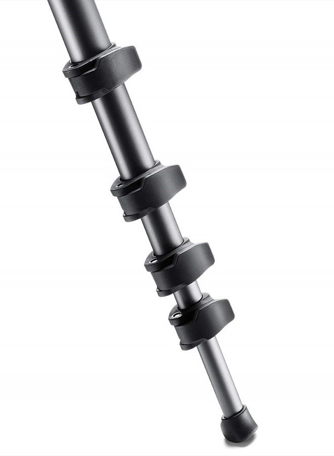 Manfrotto Compact Advanced Aluminum 5-Section Tripod Kit with 3-Way Head, Black (MKCOMPACTADV-BK) - Image 4