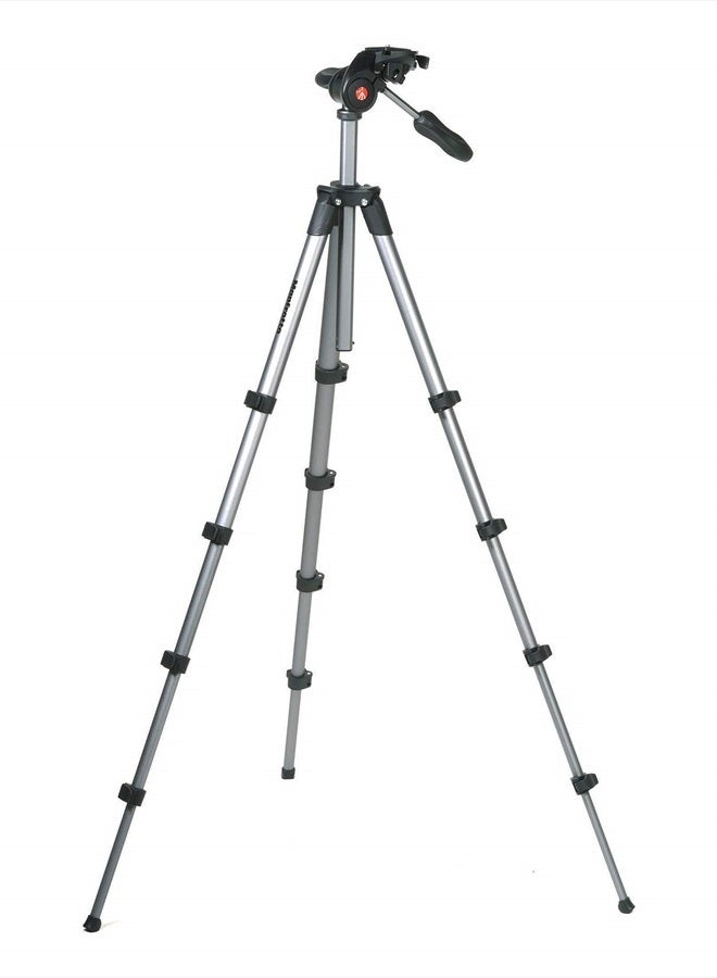 Manfrotto Compact Advanced Aluminum 5-Section Tripod Kit with 3-Way Head, Black (MKCOMPACTADV-BK) - Image 5