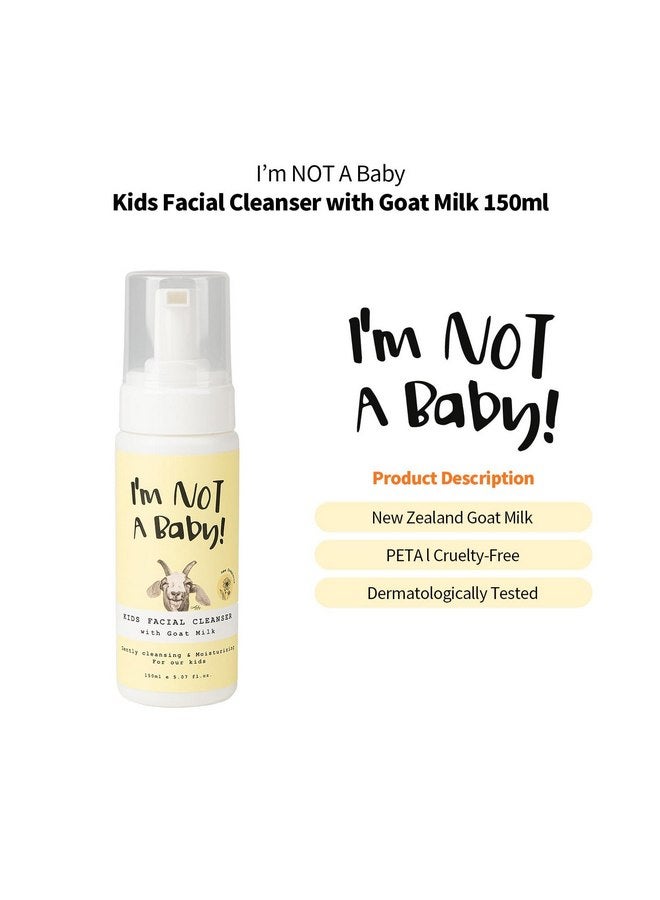 I'm NOT A Baby! Face Wash & Body Wash Duo - Gentle Kids Face Wash and Body Wash with Goat Milk, Perfect for Sensitive Skin, Attractive Gift-Ready Packaging, 2-Piece Set - Image 4