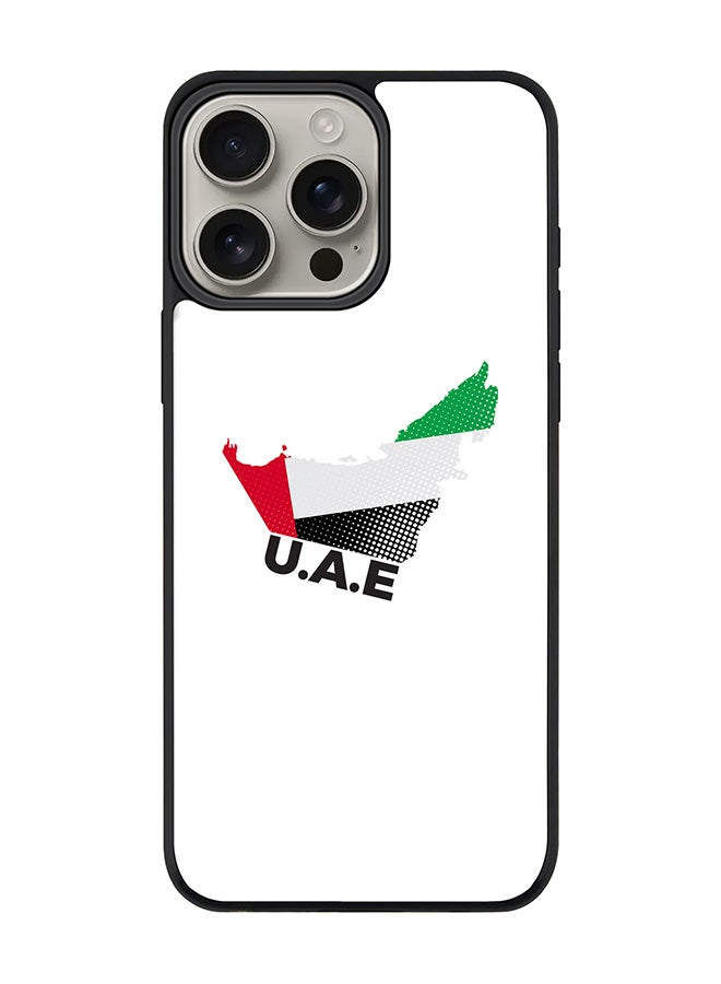 Stylizedd For iPhone 16 Pro Max Case [Compatible with MagSafe] Slim Magnetic cover Phone Case iPhone 16 Pro Max -UAE Map - Image 1