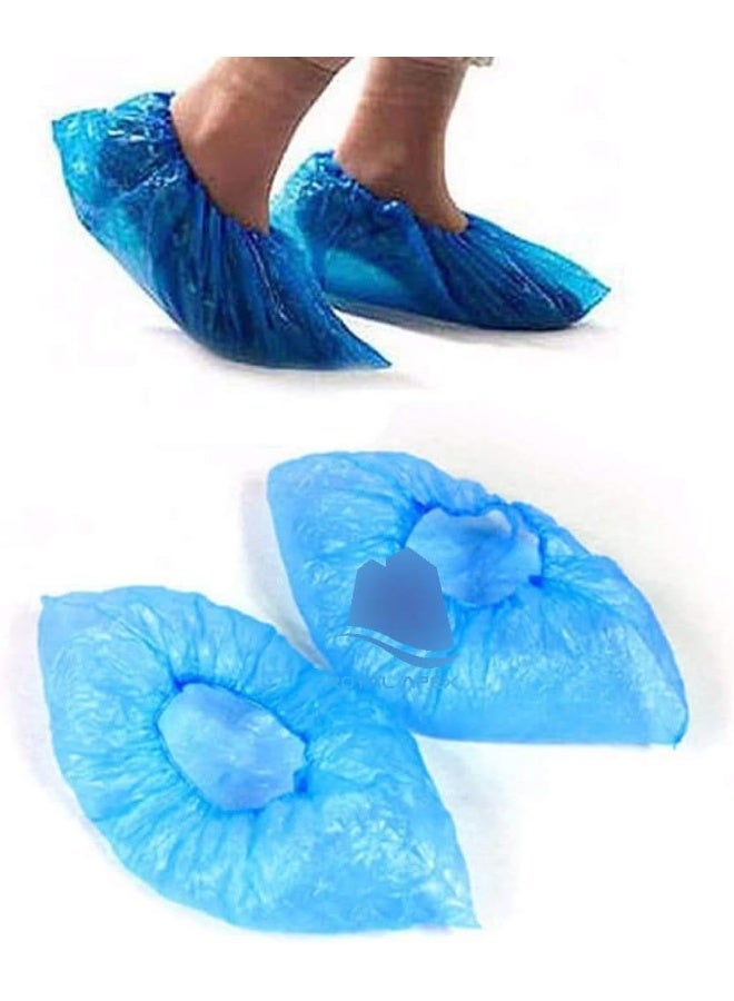 Royal Apex Disposable Shoe And Boot Covers Durable And Water Resistant Indoor Carpet Floor Protection One Size Fits Most (100 Pcs /50 Pair)  - Image 1