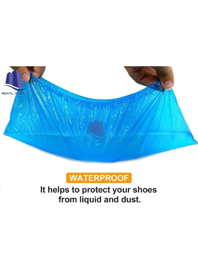 Royal Apex Disposable Shoe And Boot Covers Durable And Water Resistant Indoor Carpet Floor Protection One Size Fits Most (100 Pcs /50 Pair)  - Image 3