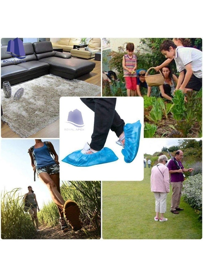 Royal Apex Disposable Shoe And Boot Covers Durable And Water Resistant Indoor Carpet Floor Protection One Size Fits Most (100 Pcs /50 Pair)  - Image 5
