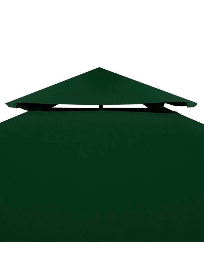 vidaxl Stylish Gazebo Cover Canopy Replacement 310 g m² Green 3 x 4 m  - Image 2